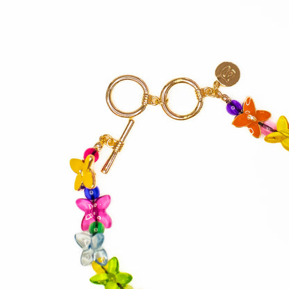 Butterflies and Brushes necklace clasp