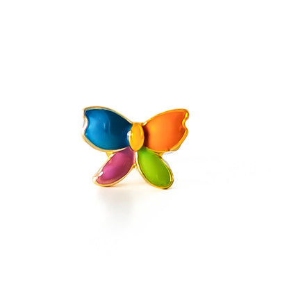 Butterflies and Brushes ring