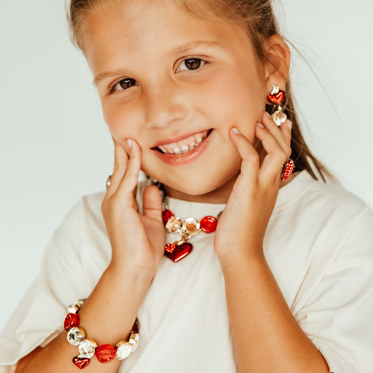 Heartbeat Hero girl touching earring