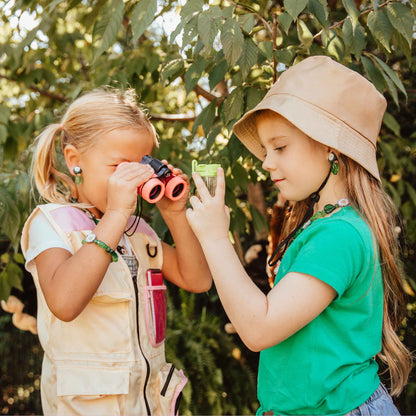 Jungle Gems 2 girls binoculars